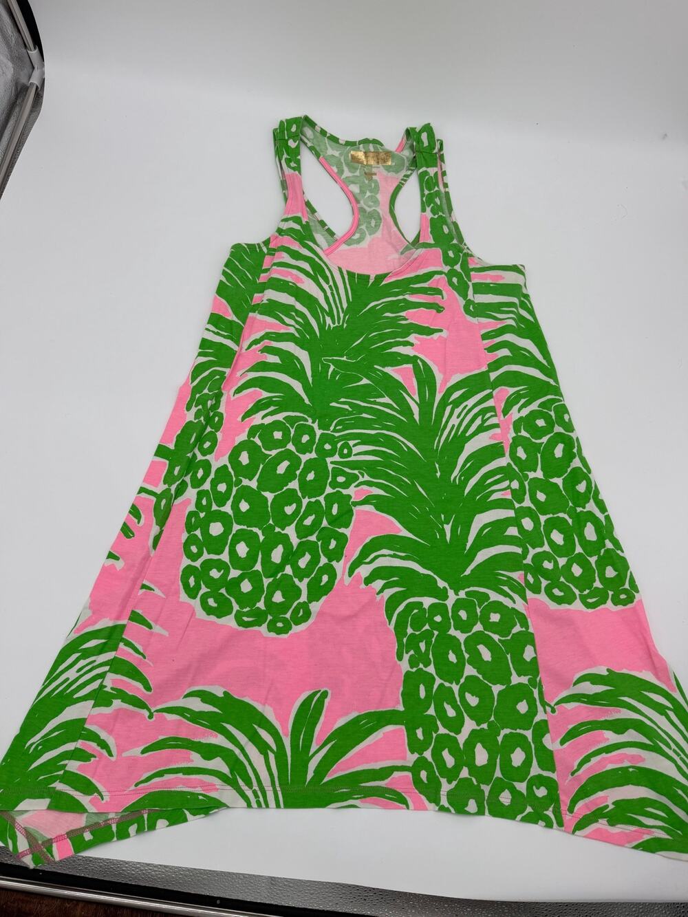 Lilly Pulitzer monterey flamenco pineapple racerback tank small